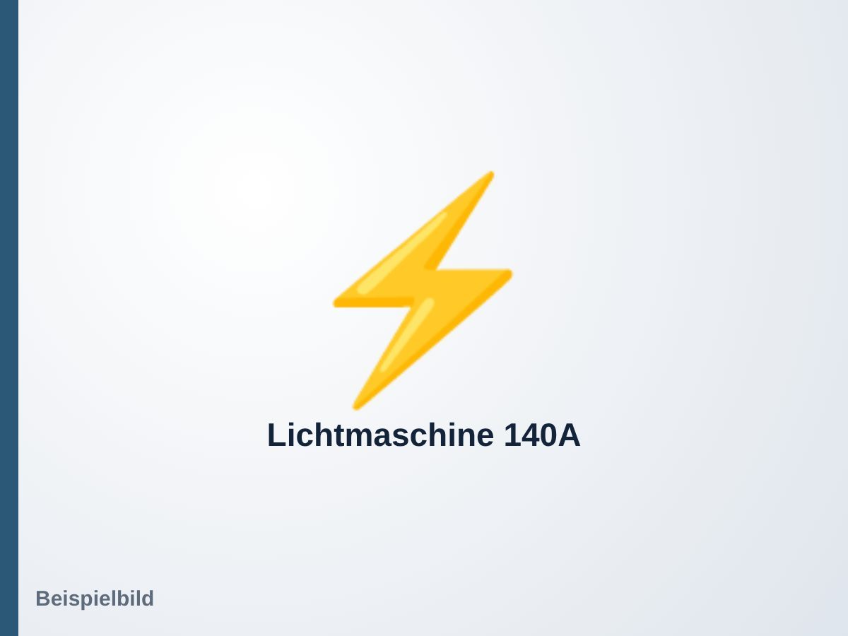 Lichtmaschine 140A – VW 1.6 TDI – Bild 1