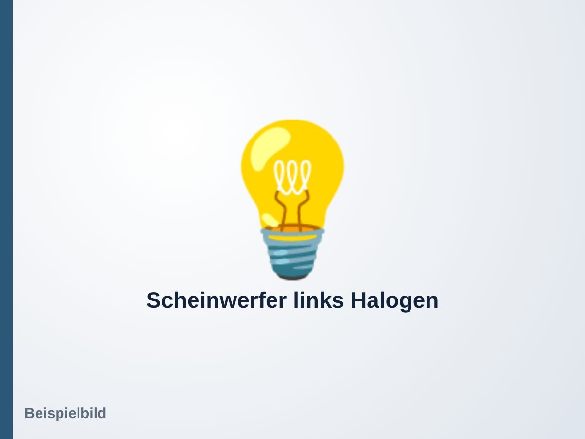 Scheinwerfer links Halogen – VW Golf 6 – Bild 1