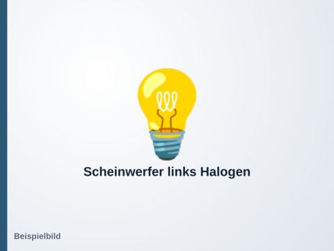 Scheinwerfer links Halogen – VW Golf 6
