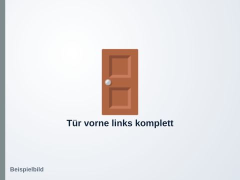 Tür vorne links komplett – Opel Astra H Caravan