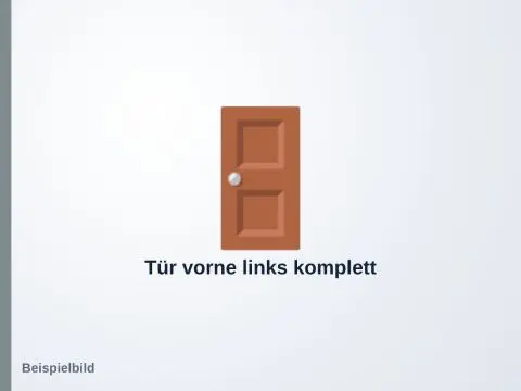 Tür vorne links komplett – Opel Astra H Caravan